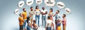 People Trying to Get Each Other to Try Dieting