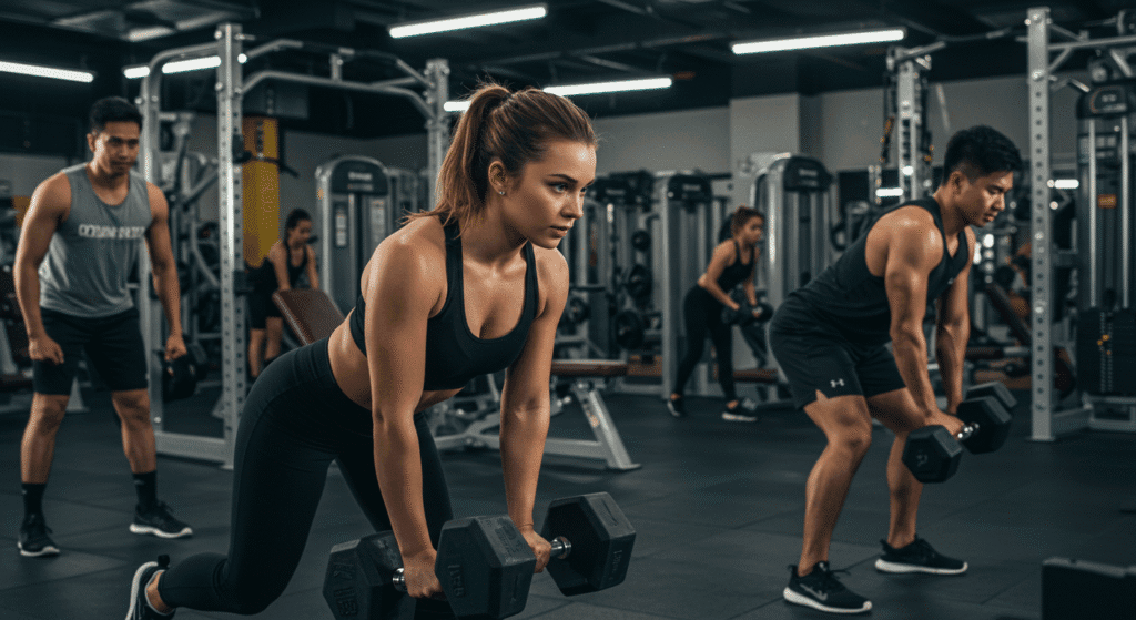 People Doing Strength Training