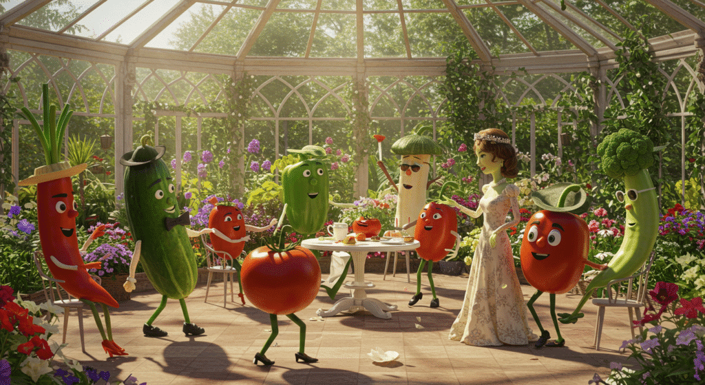 Exciting Vegetable Party